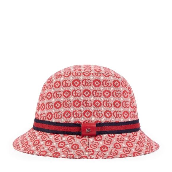 Brand new with box Gucci kids Cotton-Blend Monogram Hat - Picture 1 of 5